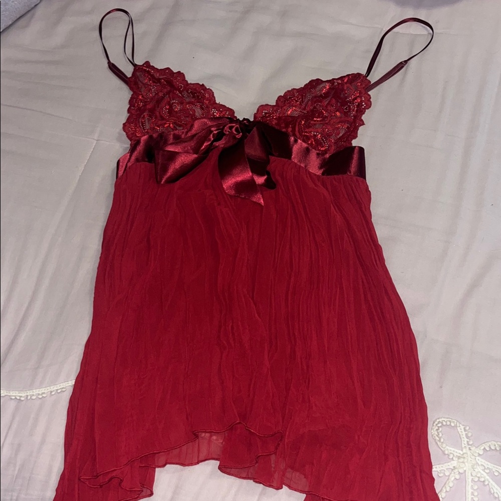 VS GOLD LABEL Red Lace Babydoll Lingerie